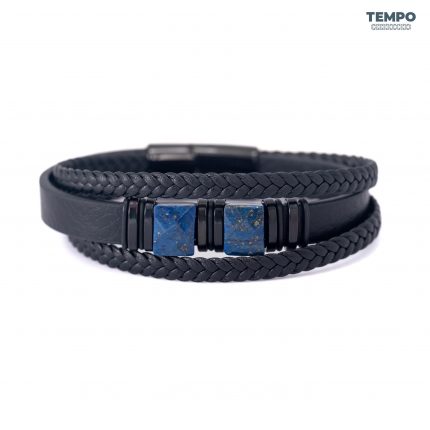 Pulsera para caballero - Piedra natural - PIEDRA LAPISLAZULI- PN74