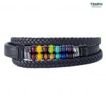 Pulsera para caballero - Piedra natural - 7 CHAKRAS - PN77 - Imagen 4