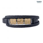 Pulsera para caballero - Piedra natural - PIEDRA CITRINO- PN72