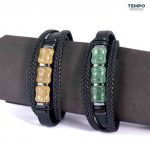 Pulsera para caballero - Piedra natural - PIEDRA GRANATE VERDE- PN73 - Imagen 13