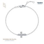 Pulsera de plata 92| PULSERA DE PLATA CRUZ | BP112