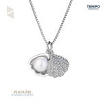 Collar de Plata 925 - COLLAR DE PLATA 925 –  PERLA CORAL–  C192