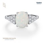 Anillo de promesa – PLATA 925 OPALO OVAL-  AP51