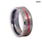 Anillo para caballero - Hecho de Tungsteno - AT43