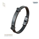 Pulsera de caballero – Skull Dark Leather -  C167