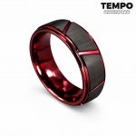 Anillo para caballero - Hecho de Tungsteno - AT44