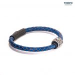 Pulsera hecha de Cuero con dije de titanio - CL03 - Imagen 4