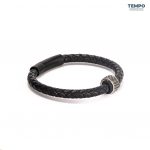 Pulsera hecha de Cuero con dije de titanio - CL01 - Imagen 4