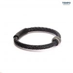 Pulsera hecha de Cuero con dije de titanio - CL01 - Imagen 5