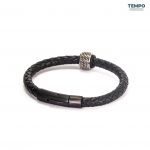Pulsera hecha de Cuero con dije de titanio - CL01 - Imagen 6