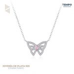 Collar de Plata 925 - COLLAR DE PLATA 925 –  COLLAR DE MARIPOSA C217