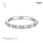 ANILLO HECHO DE PLATA 925  - CHURUMBELA DE PLATA CUADROS - AB18