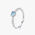 Anillo de promesa – PLATA 925 - CORAZON -  AP56
