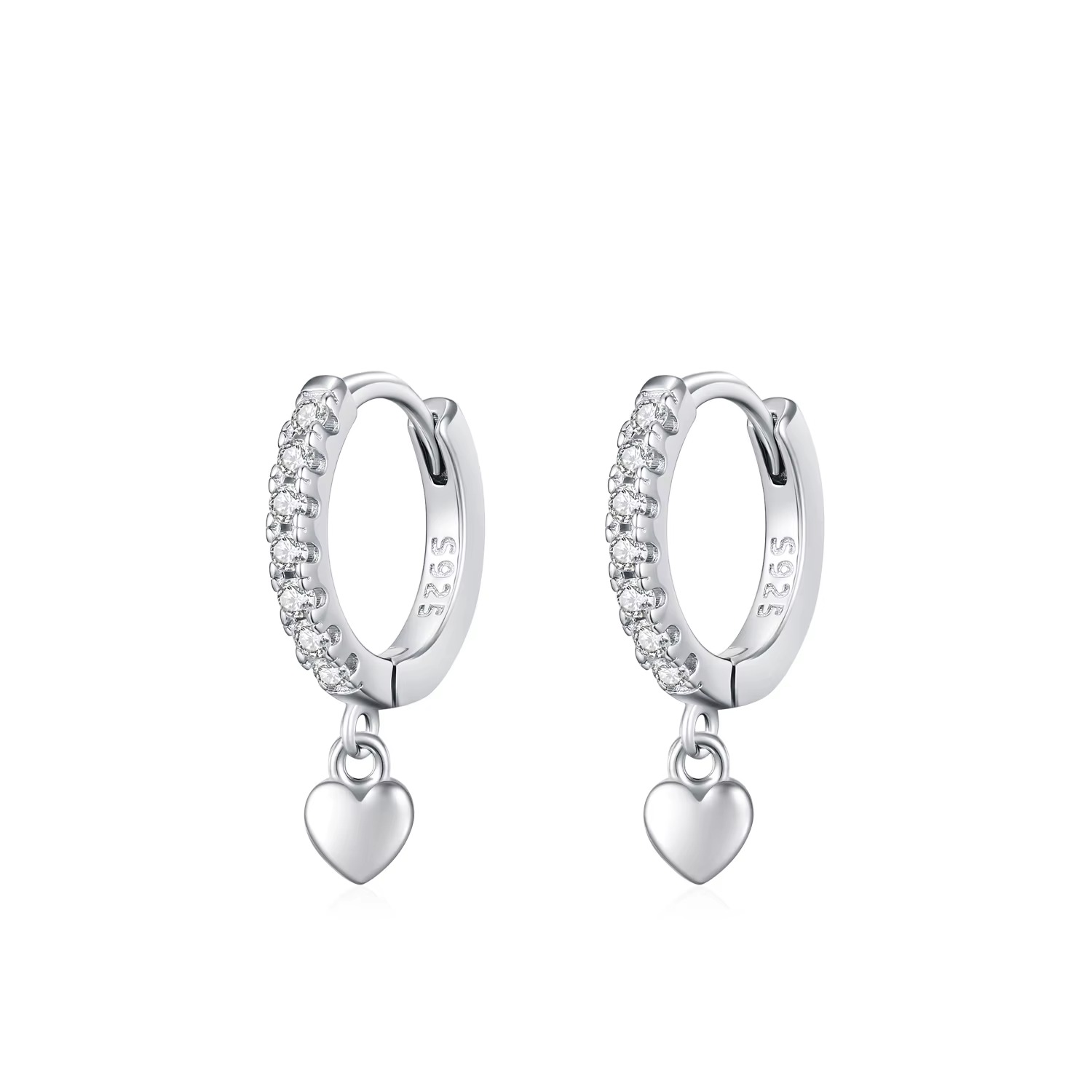 WhatsApp Image 2026-10-18 at 12.09.46 PM (5) Aritos hecho de plata 925 - CORAZON COLGANTE AA171 - Imagen 1