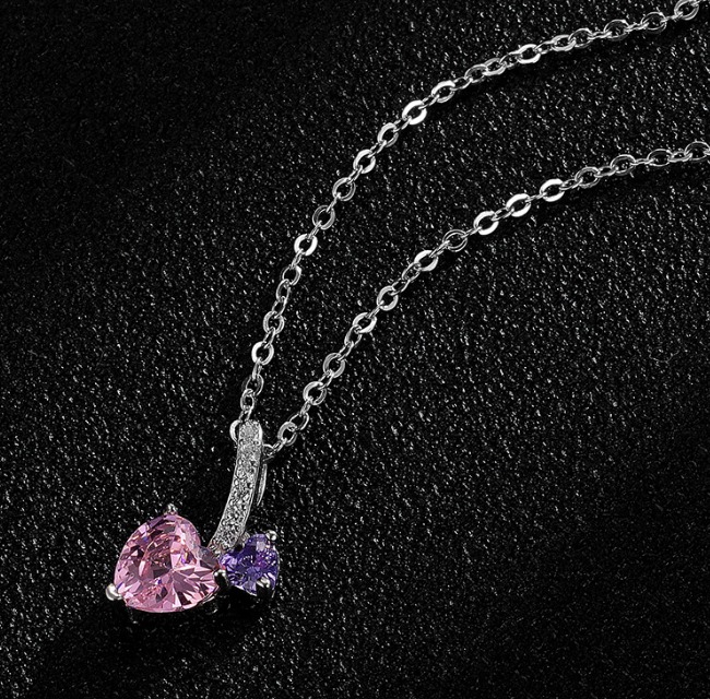 WhatsApp Image 2026-10-19 at 10.53.10 AM Collar de Plata 925 - COLLAR DE PLATA 925 – COLLAR DOS CORAZONES C221 - Imagen 1